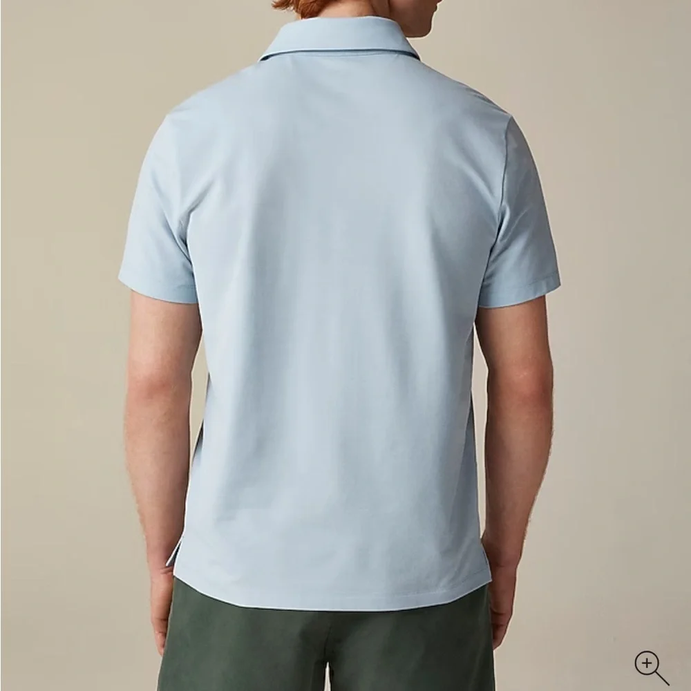 J. Crew Performance Sky Blue Men's Polo Shirt